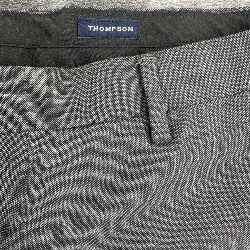 J.Crew Thompson Mens Gray 100% Wool pleated Dress Pants Trousers 38x32